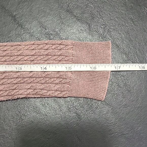 New York & Company Women's brown cable knit elbow Sleeve sweater size Xs office - Picture 10 of 10